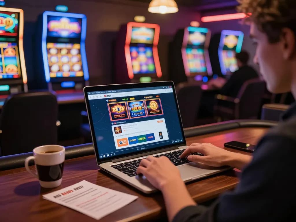 Player enjoying a thrilling session on 8xbet’s online casino platform, showcasing vibrant game action.