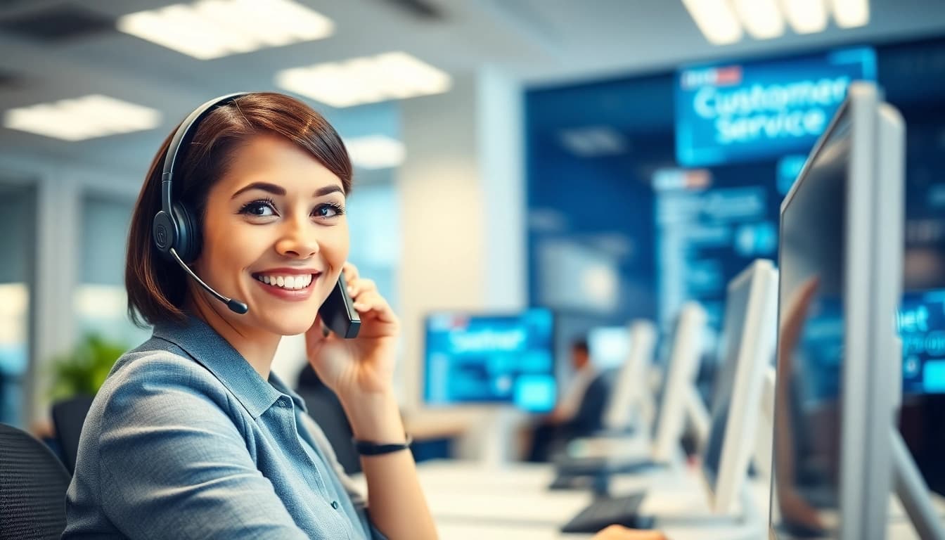 Engaging Charles Schwab customer service representative assisting clients with inquiries.