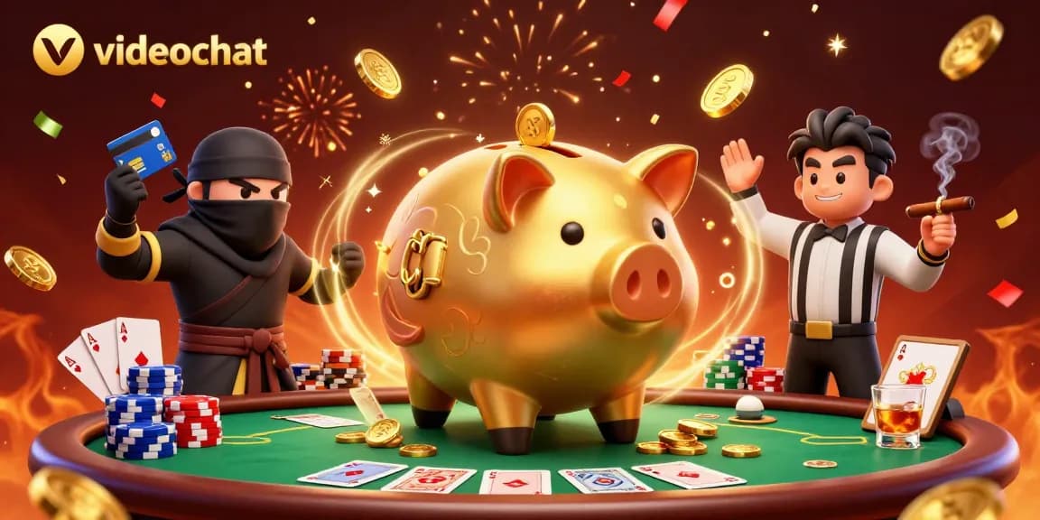 Experience thrilling videochat moments while gaming, with engaging characters and casino elements.