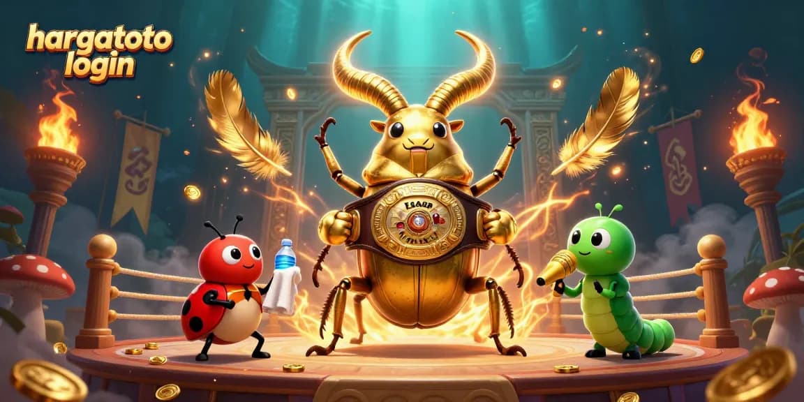 Engage with hargatoto login in a vibrant 3D casino scene depicting thrilling gameplay elements.