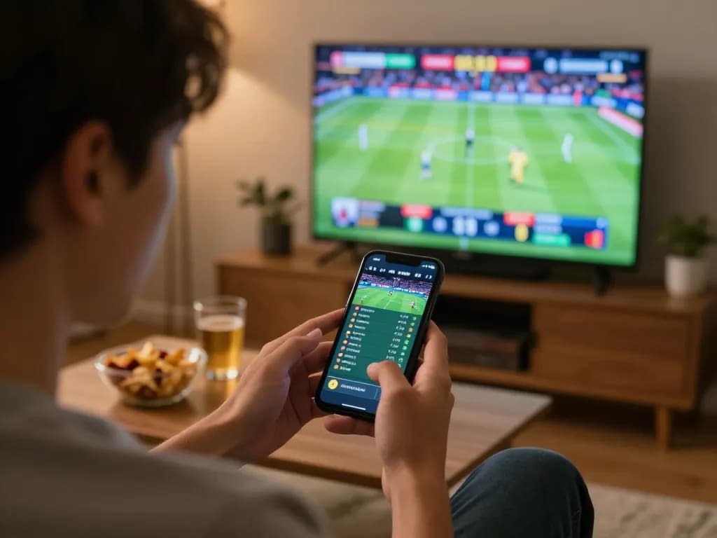 Engaging in live sports betting on 388bet app with real-time odds displayed