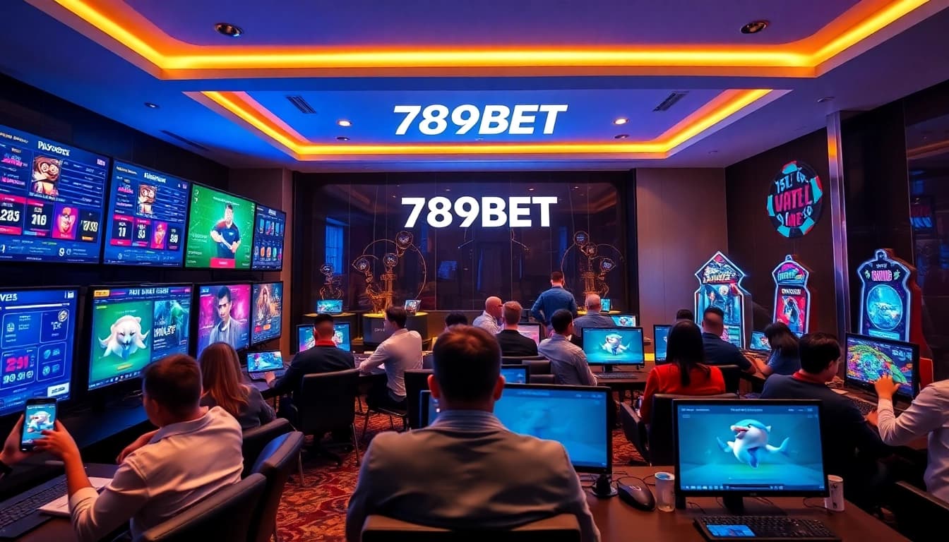 Engaging players enjoying diverse games at the 789bet store in a modern digital environment.