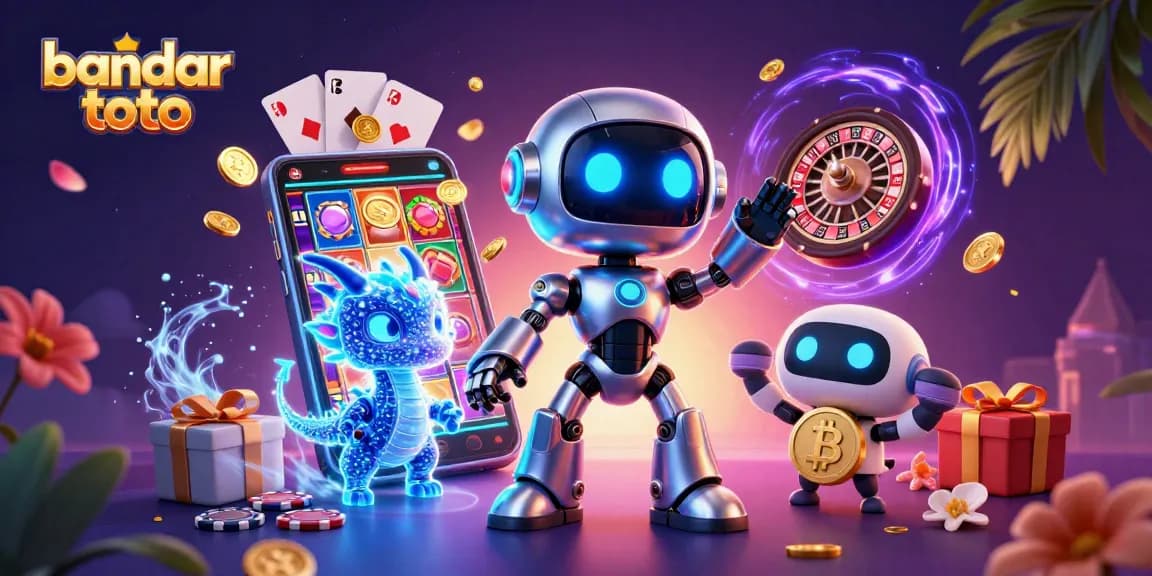 Engage with bandar toto at a vibrant casino scene showcasing rich gaming elements.