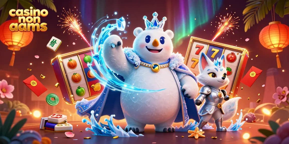 Casinò non AAMS: gioca con l'orso polare e la volpe in un mondo di slot scintillanti.