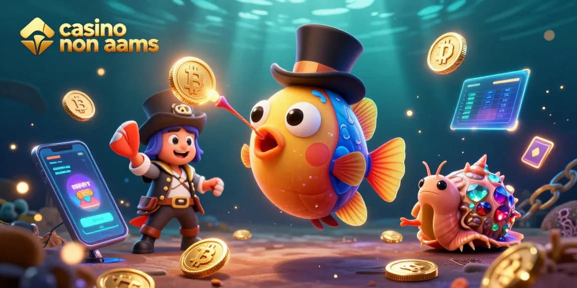 Gioca nei casino non AAMS con divertenti creature marine e criptovalute