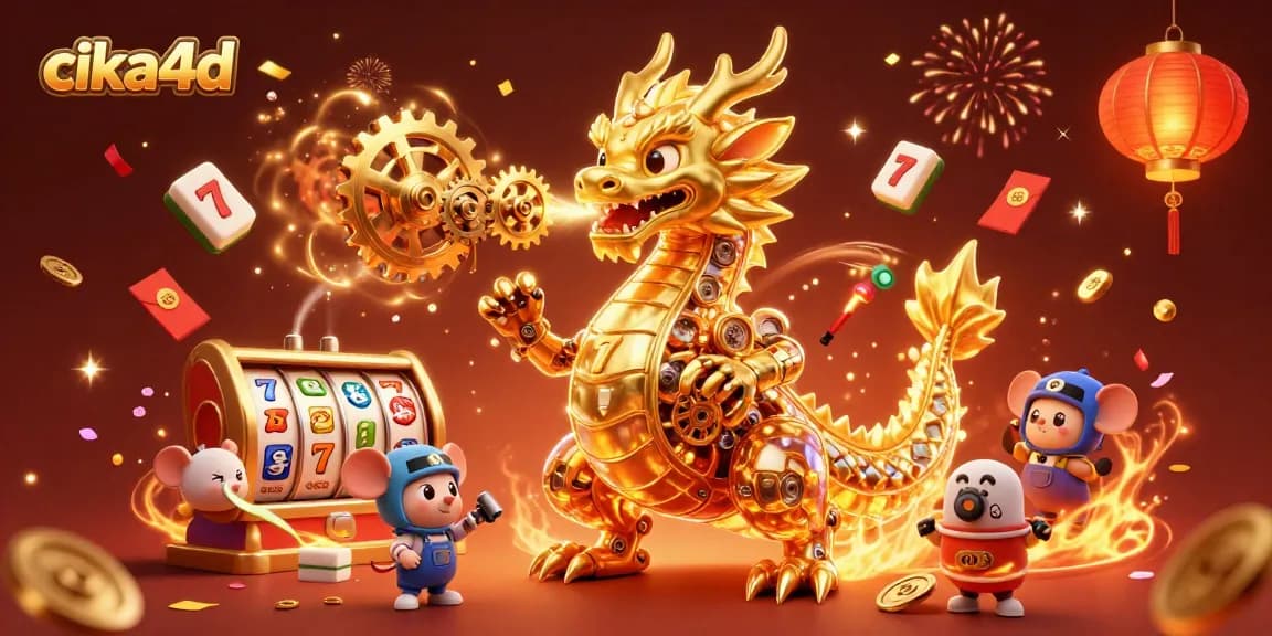 Engage with cika4d’s thrilling jackpot slots through a mesmerizing 3D dragon and rich gaming elements.