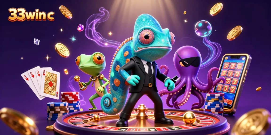 Experience thrilling gameplay at 33win c with vibrant casino elements and dynamic characters.