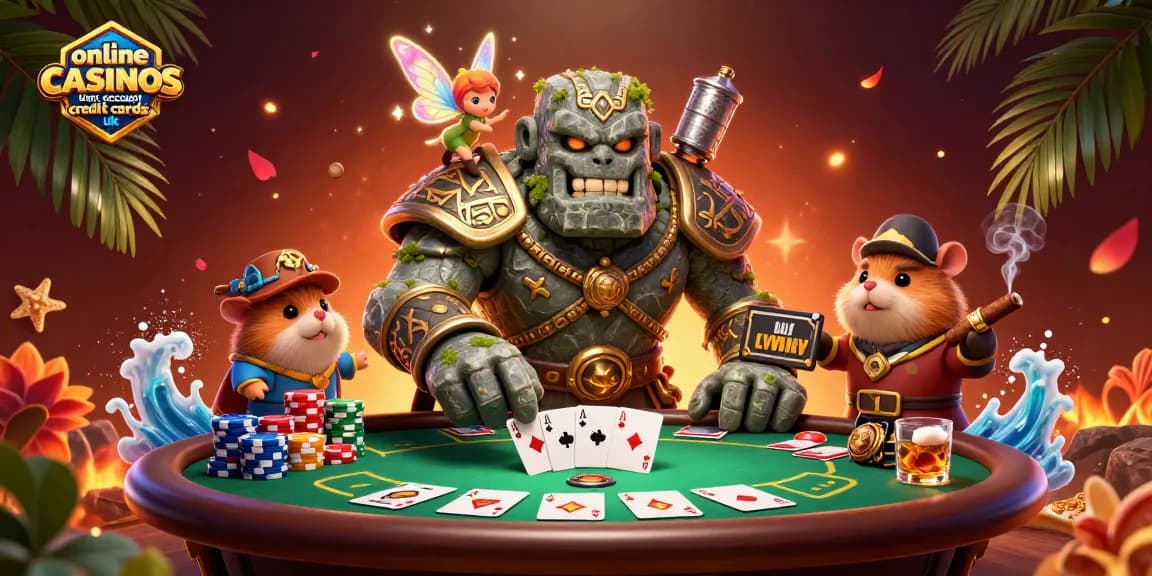 Experience the thrill at online casinos that accept credit cards UK with dynamic magic and poker excitement.
