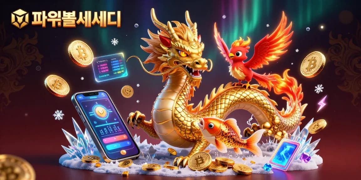 파워볼사이트의 게임 이국적인 분위기 속에서 드래곤과 피닉스, 잭팟을 잃지 마세요!