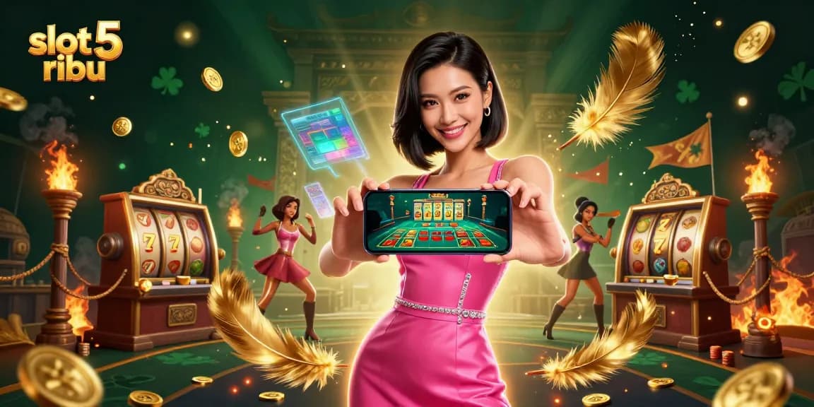 Engage with slot 5 ribu through lively casino action featuring vivid characters and dynamic gaming elements.