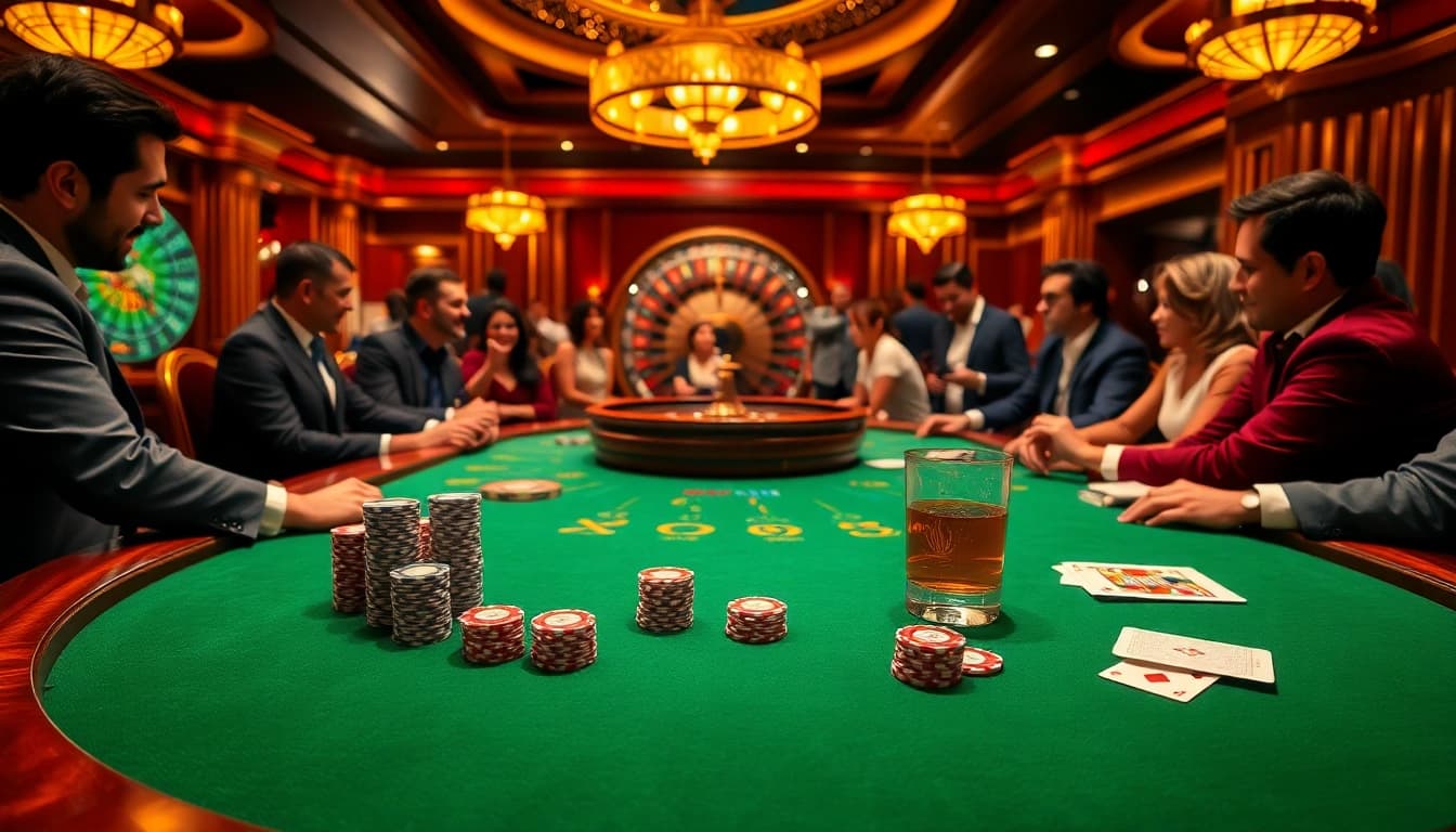 Experience thrilling gambling action at mmoo com's luxurious poker table.