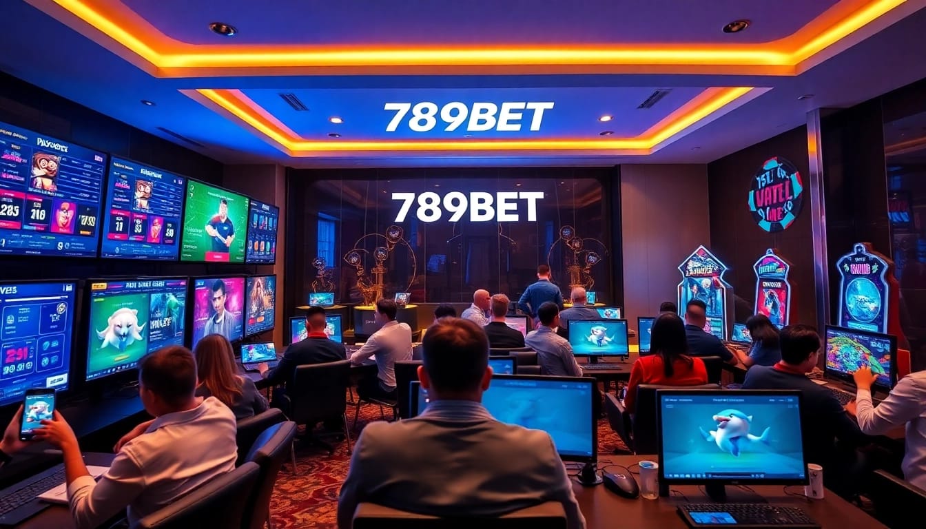Engaging players enjoying diverse games at the 789bet store in a modern digital environment.