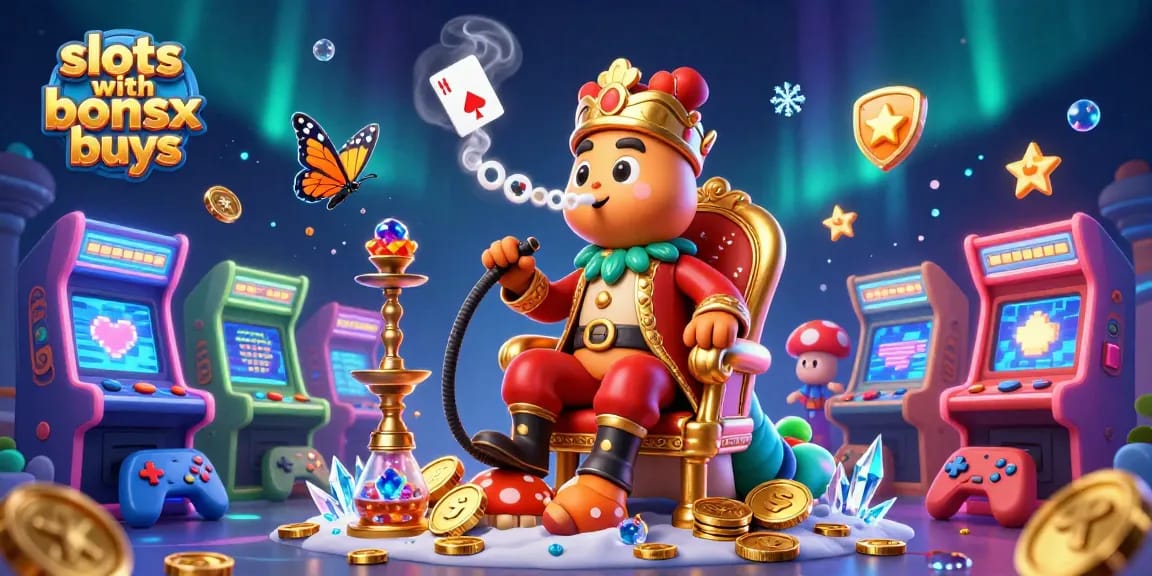 Play exciting slots with bonus buys featuring 3D cartoon characters and vibrant details, enhancing your gaming experience.