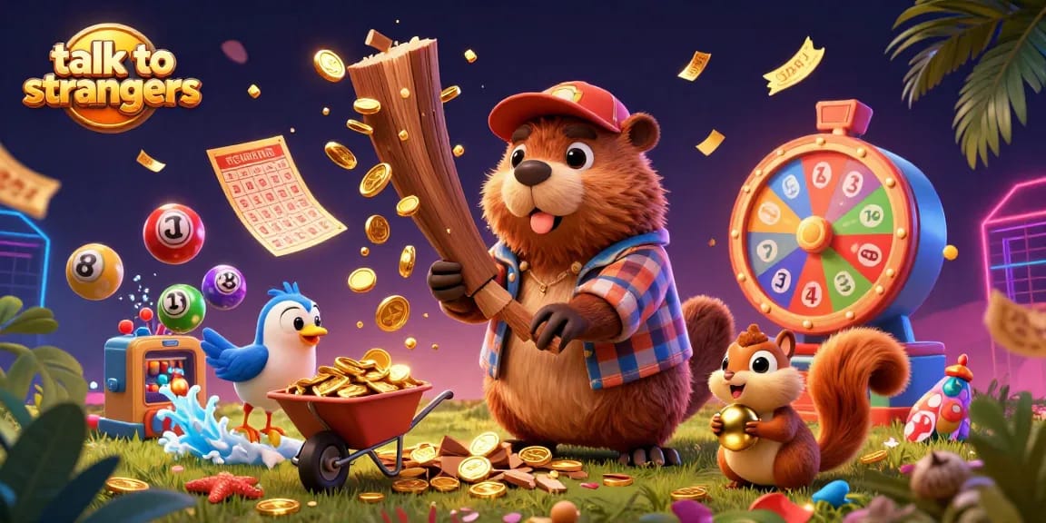 Engage and talk to strangers while enjoying thrilling lottery moments with lively characters and vibrant elements.