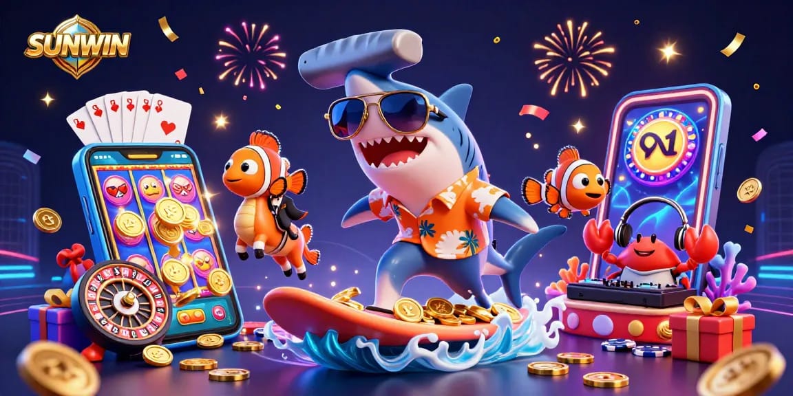 SUNWIN players can enjoy thrilling underwater casino adventures with engaging characters and rich gaming elements