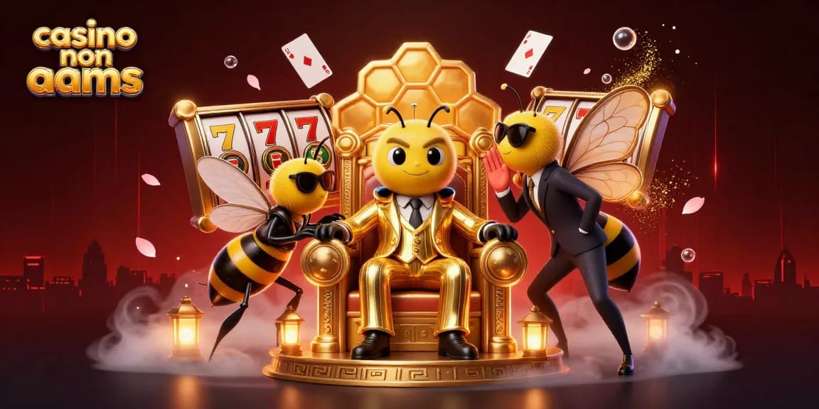 Scopri un'affascinante scena di gioco d'azzardo nei casino non AAMS con personaggi animati e dettagli vivi.