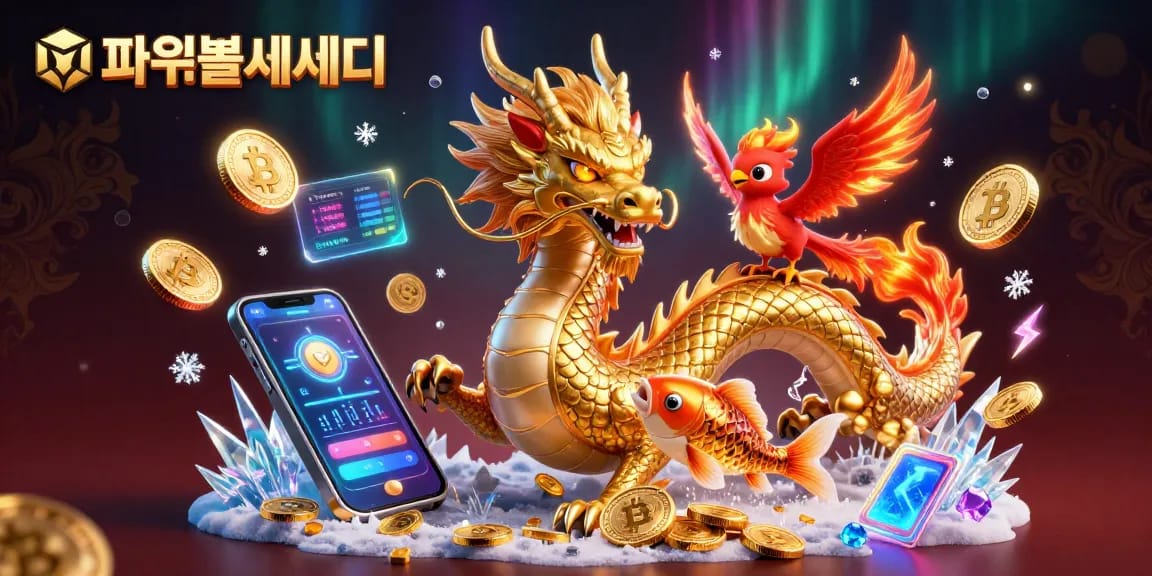 파워볼사이트의 게임 이국적인 분위기 속에서 드래곤과 피닉스, 잭팟을 잃지 마세요!