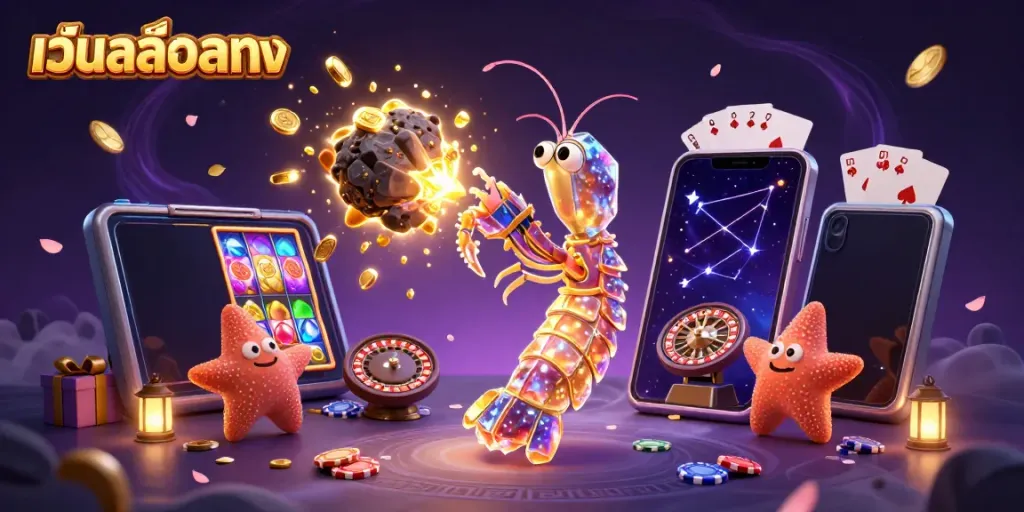 เล่นเกมสล็อตออนไลน์ เว็บสล็อตตรง พร้อมเหรียญทองและสมบัติที่กำลังหล่นลงมา
