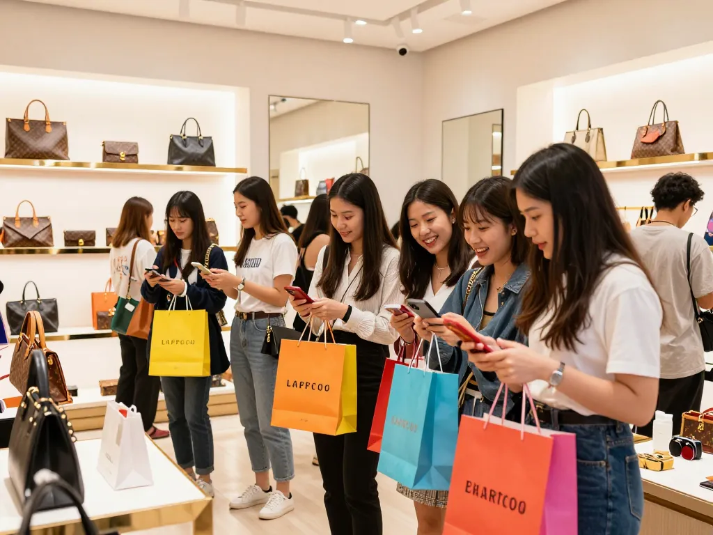 Shopping experience at a 레플리카 사이트 featuring stylish replica handbags and accessories.