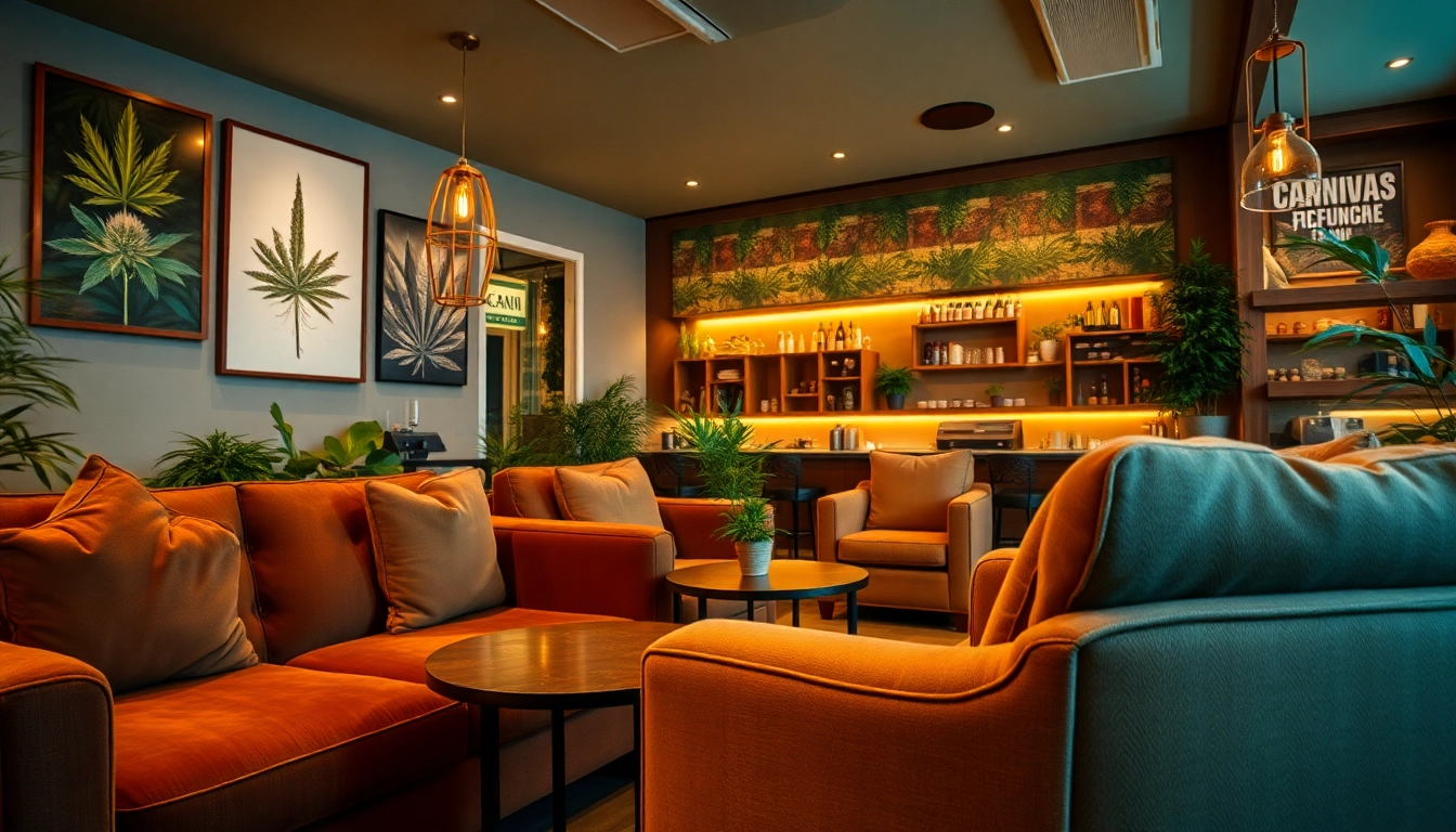 Genießen Sie die entspannende Atmosphäre im cannabis club hamburg mit gemütlichem Sitzbereich und stilvollem Dekor.