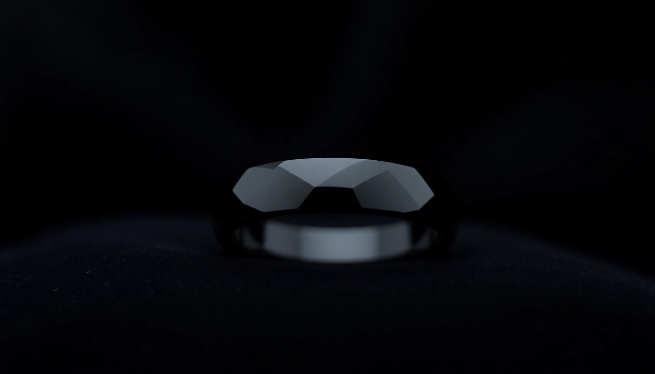 Crafting Timeless Elegance with Black Zirconium Rings