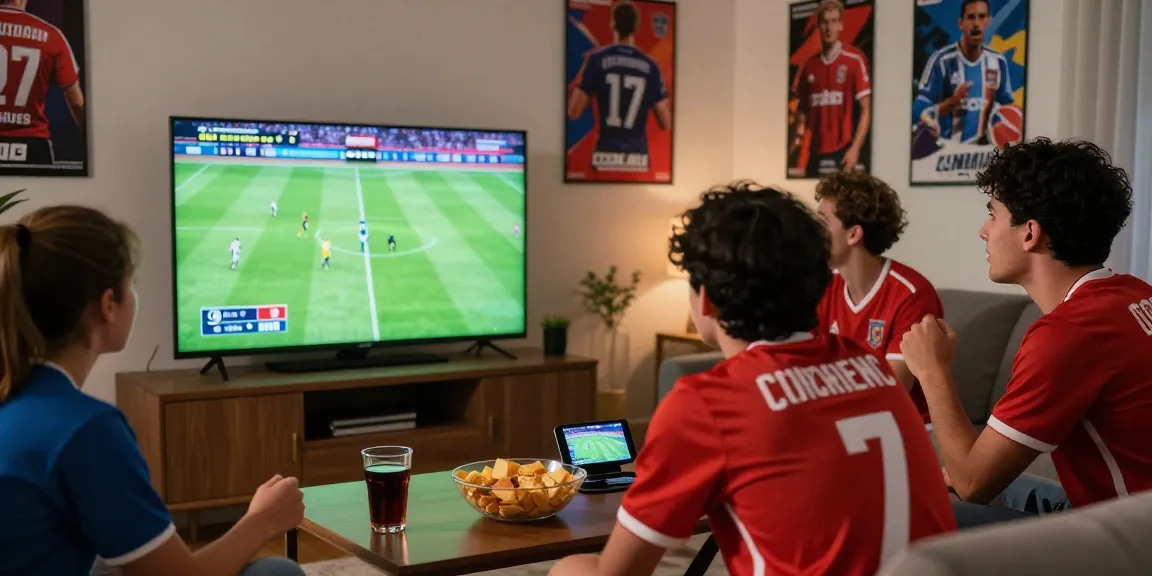 Pengalaman live streaming bola gratis dengan kualitas tinggi saat nobar di rumah bersama teman-teman.