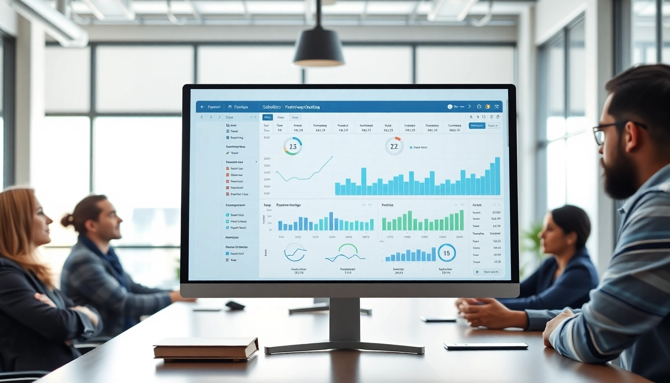Showcase of a manufacturing scheduling software interface highlighting efficiency and collaboration.