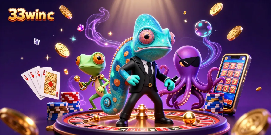 Experience thrilling gameplay at 33win c with vibrant casino elements and dynamic characters.