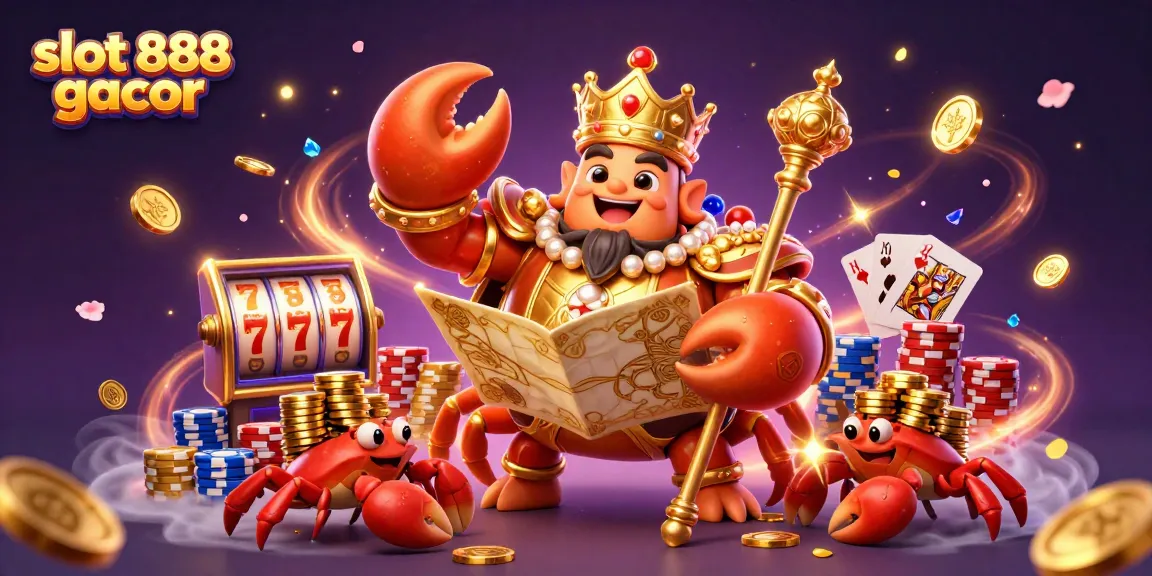 Engage with the thrilling slot 888 gacor experience featuring vibrant characters and dynamic casino elements.