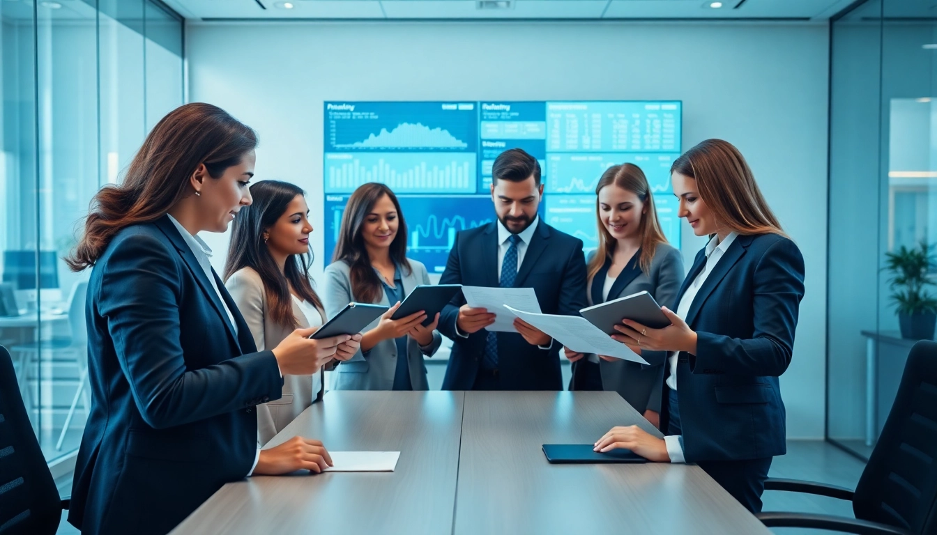 Visual representation of a Legal Debt Recovery Platform interface showcasing a collaborative legal team.