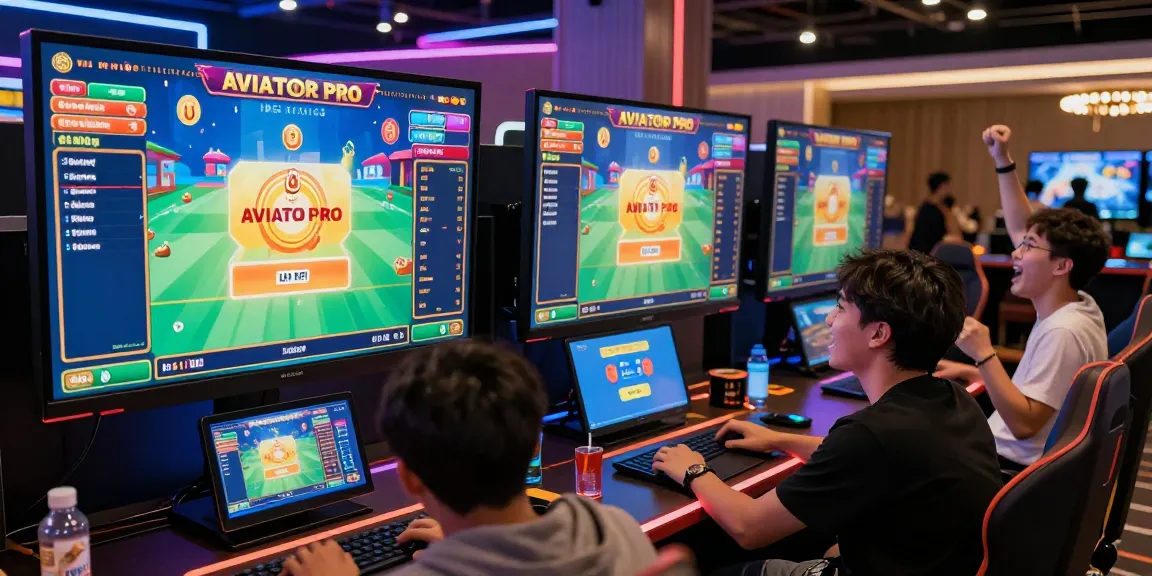 Aviator pro gaming scene with players cashing out in a modern casino.
