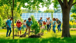 Join the movement for sustainability at https://www.unsustainablemagazine.com showcasing community tree planting.