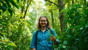 Learn about sustainability through https://www.unsustainablemagazine.com's captivating stories in a verdant forest setting.