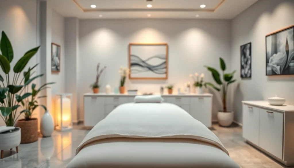 Find a soothing treatment room at a medspa near me offering rejuvenating services.