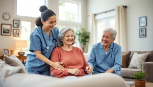 Senior caregivers austin tx providing compassionate support in a cozy home environment.