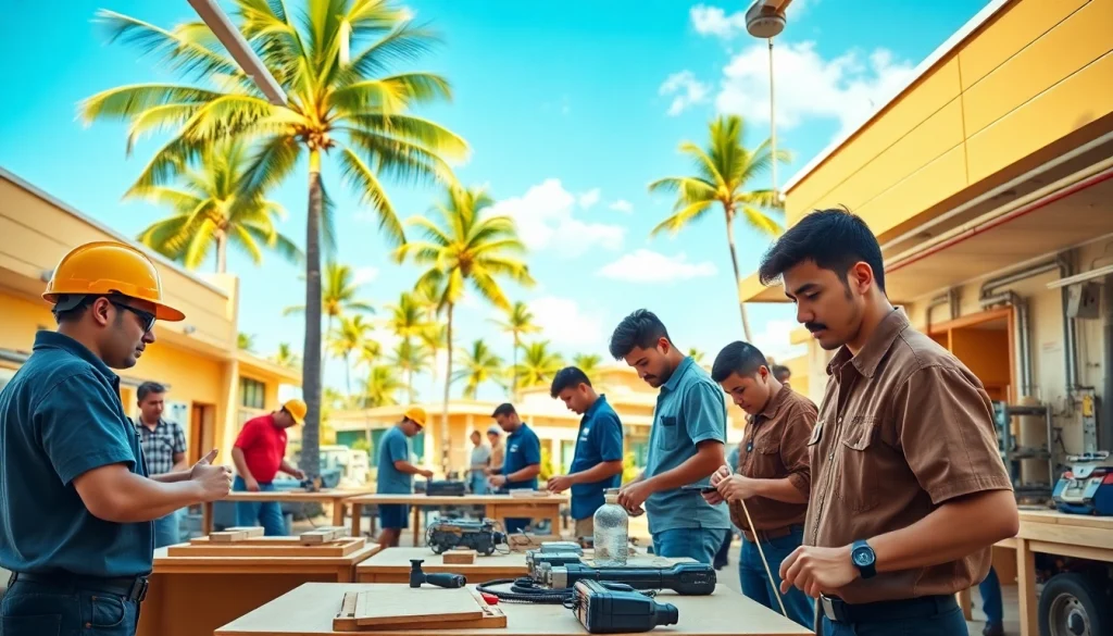 Experience hands-on training in hawaii trade schools with students engaging in practical vocational skills.