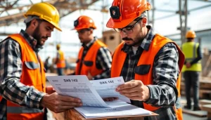 Detailing the DAS 142 process on a construction site with apprentices actively engaged.