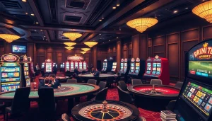 Experience thrilling PS99 thể thao gaming at a vibrant casino, showcasing excitement and strategy.