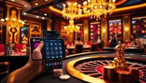 SODO Casino enthusiasts placing bets at a vibrant roulette table with luxurious details.