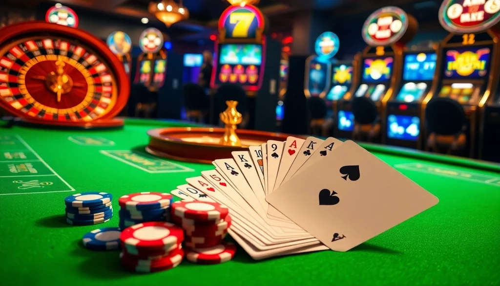 Experience the thrill of X88 with vibrant casino tables, sparkling poker chips, and roulette excitement.