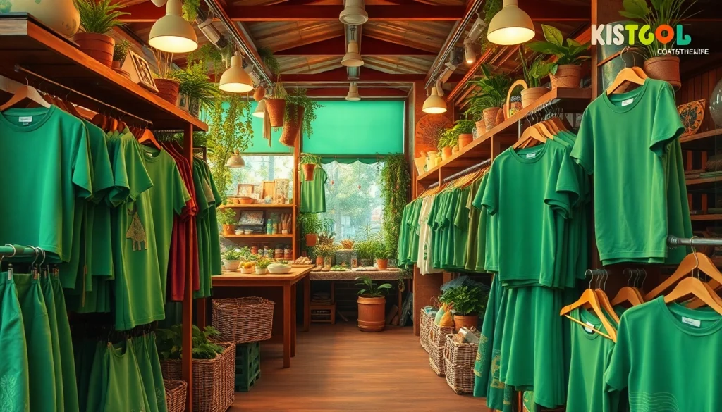 Explore trendy BOTOL169 clothing styles displayed in a lively market setting.