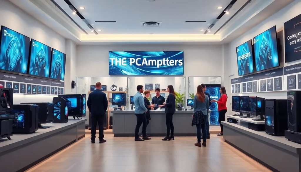 Effizienter PC-Verkauf-Service mit freundlichem Personal und modernen Gaming-PCs.