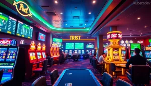 Kubetz.dev online casino scene with vibrant gaming options and inviting atmosphere
