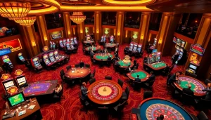 Experience the thrill of gambling at https://thabet.vegas/, featuring an upscale casino atmosphere with poker games and slot machines.