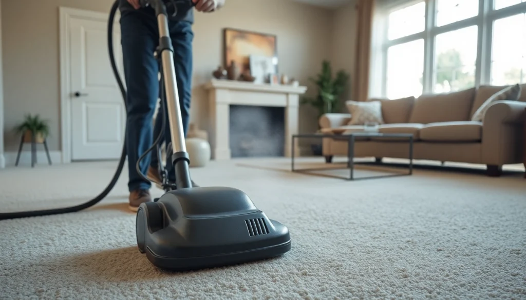 Professional carpet cleaners lincoln ca restoring a vibrant carpet in a cozy living room.