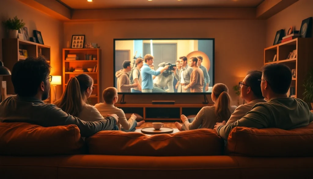 สนุกกับการดูหนังออนไลน์ในบรรยากาศสบายๆ ของห้องนั่งเล่น