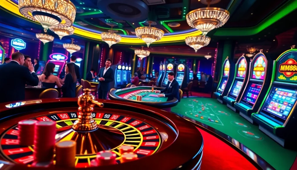 Experience excitement at MM888 casino with vibrant games and professional dealers.