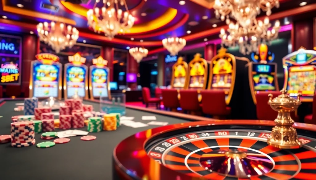 Experience the excitement of link vào KBBET with vibrant casino gaming visuals.
